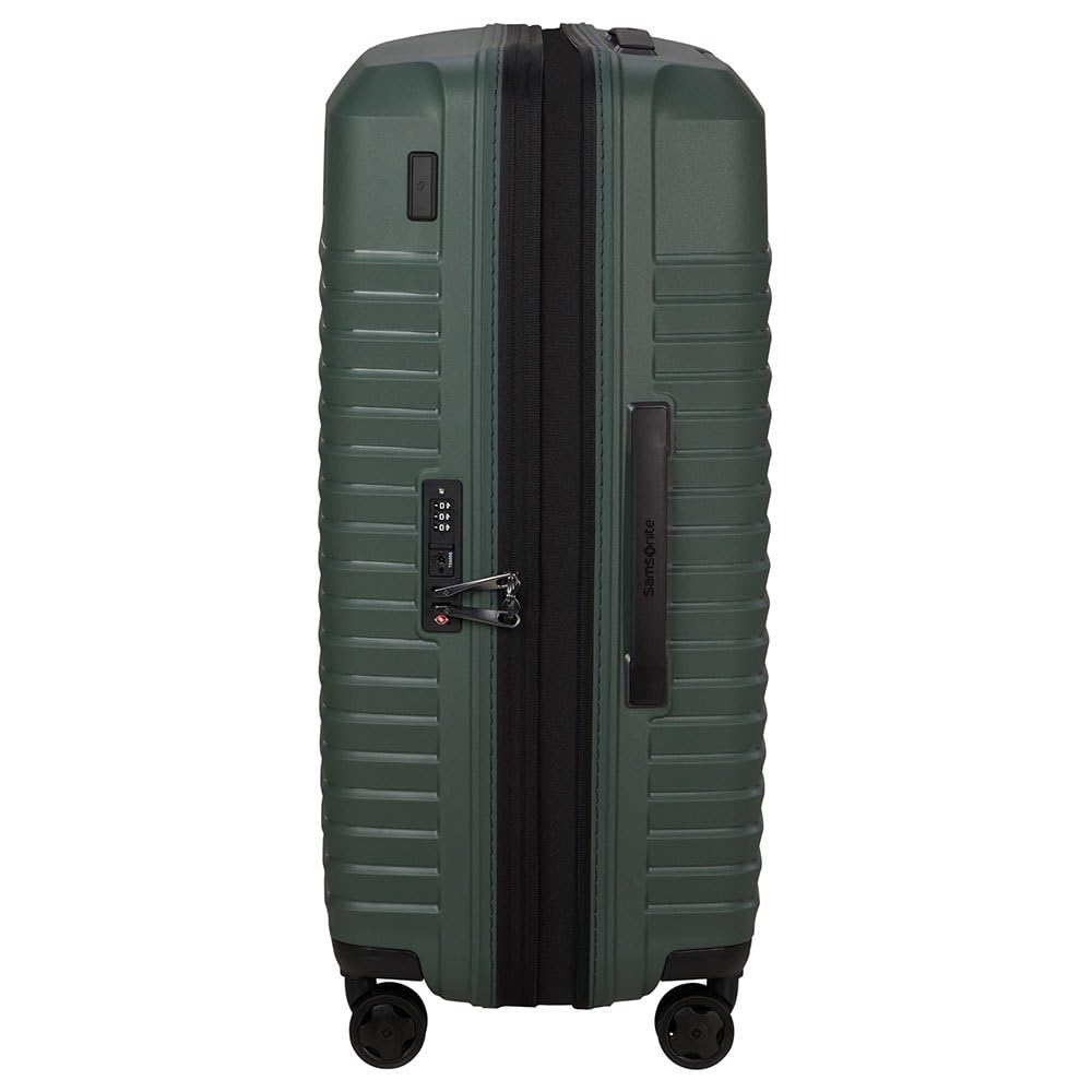 Maleta Expandible Samsonite Intuo Spinner M 69 cm – Capacidad 79/87 L, Color Verde Oliva