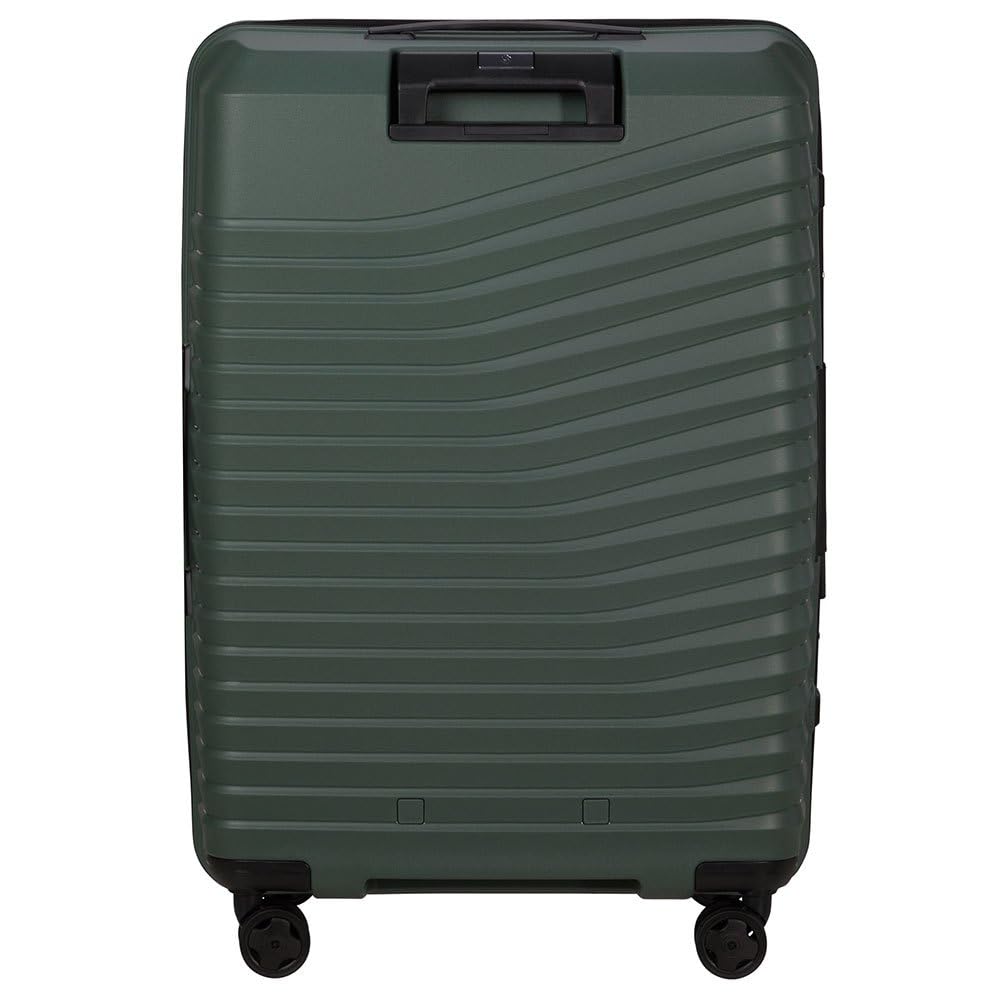 Maleta Expandible Samsonite Intuo Spinner M 69 cm – Capacidad 79/87 L, Color Verde Oliva