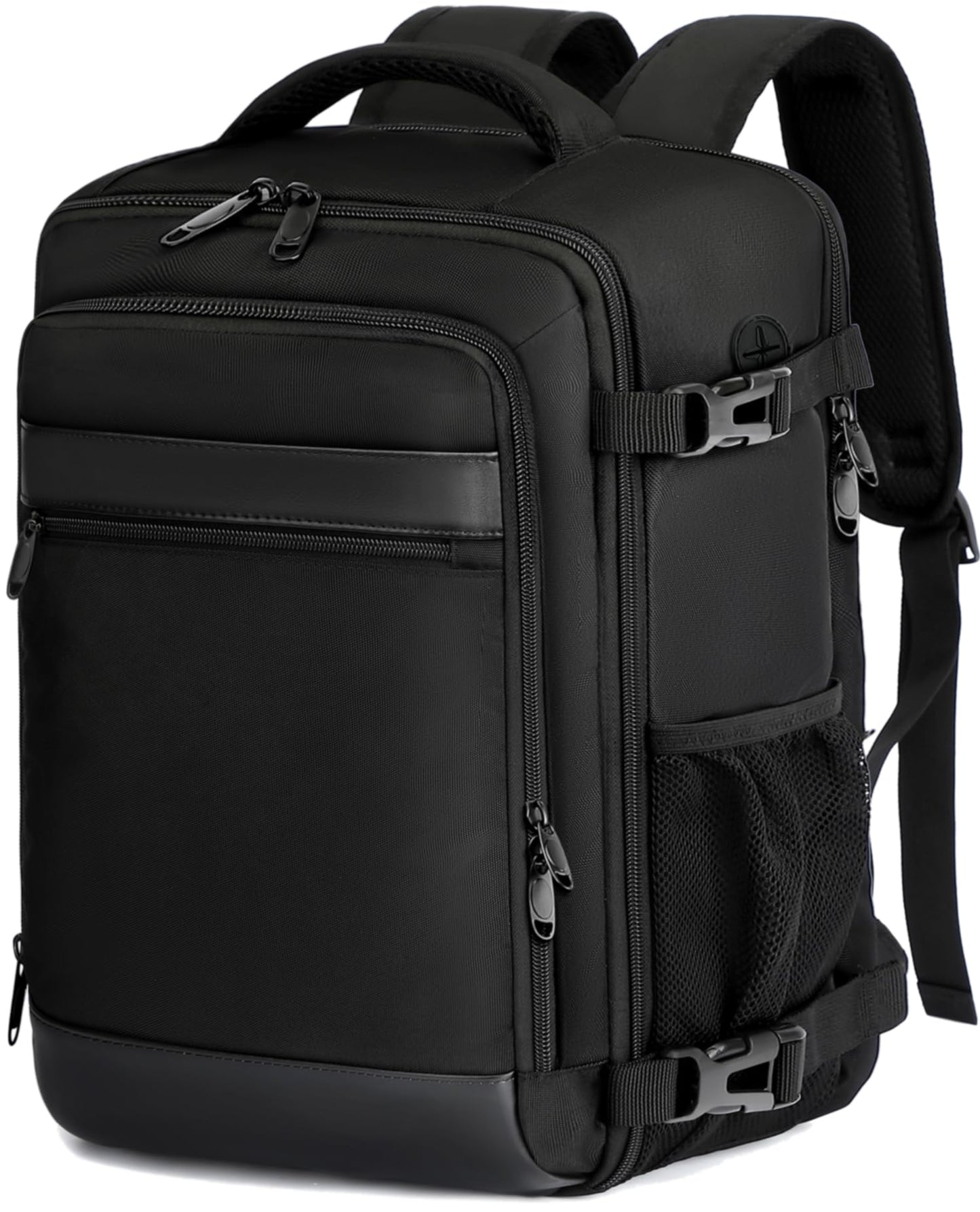 Mochila KLOSTAIN para Viaje de Cabina 40x20x25 cm – Equipaje de Mano 20L para Portátil 14", Unisex, Ideal para Trabajo y Escuela, Color Negro