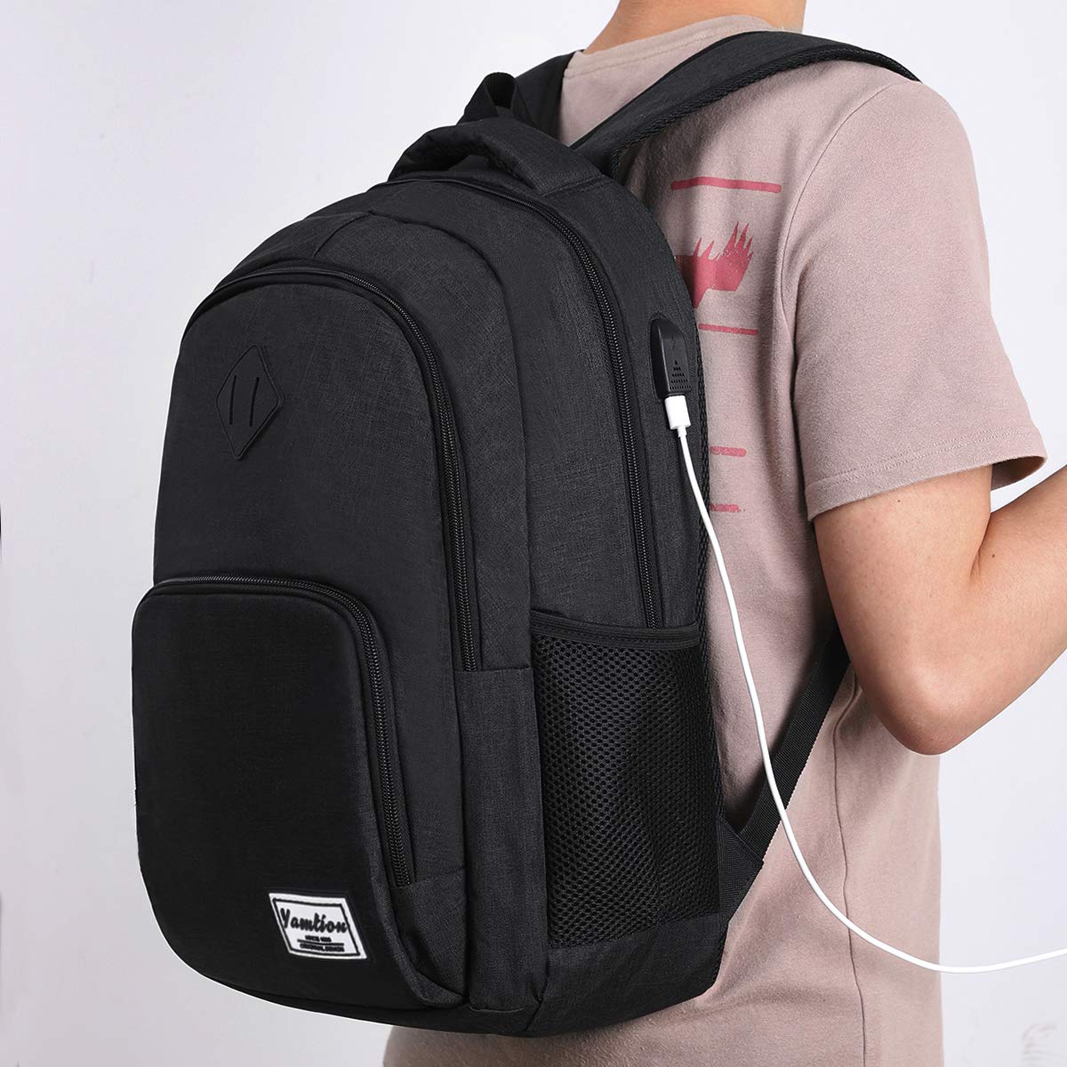 Mochila Escolar YAMTION para Portátil – Ideal para Estudiantes y Profesionales, Unisex