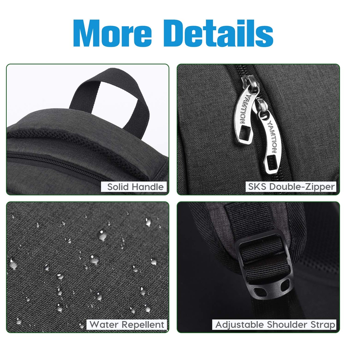 Mochila Escolar YAMTION para Portátil – Ideal para Estudiantes y Profesionales, Unisex