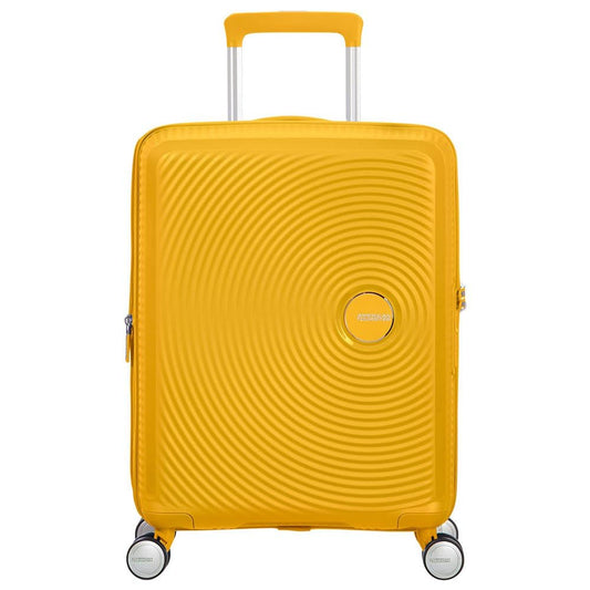 Maleta de Mano American Tourister Soundbox Spinner S 55 cm – Capacidad 41 L, Color Amarillo