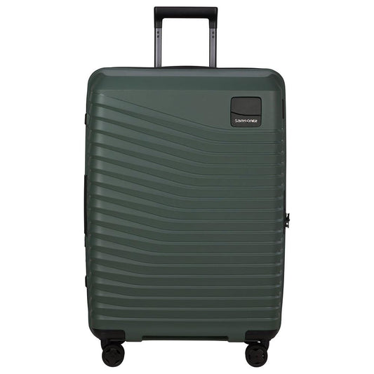 Maleta Expandible Samsonite Intuo Spinner M 69 cm – Capacidad 79/87 L, Color Verde Oliva