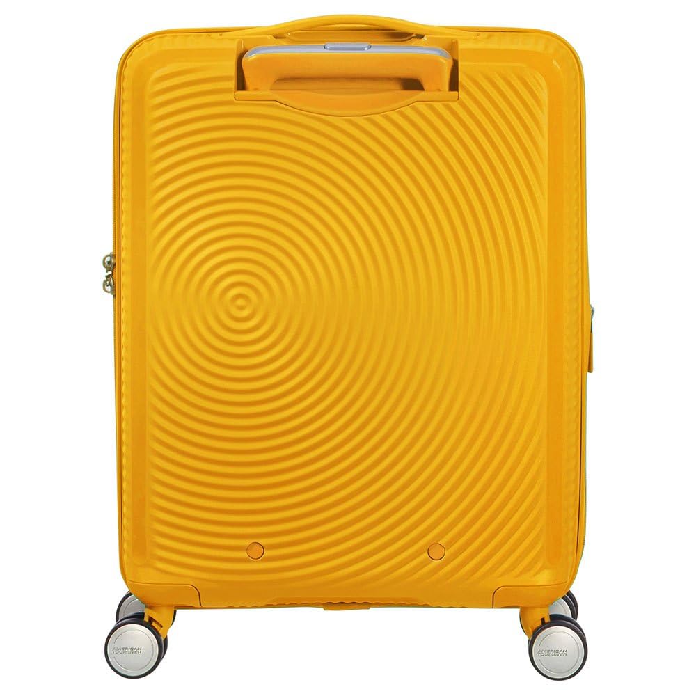 Maleta de Mano American Tourister Soundbox Spinner S 55 cm – Capacidad 41 L, Color Amarillo