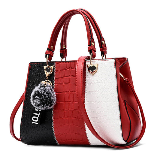 Bolso Casual VARLIVOO para Mujer en Cuero PU Impermeable con Patrón Cocodrilo – Bandolera, Mano y Tote